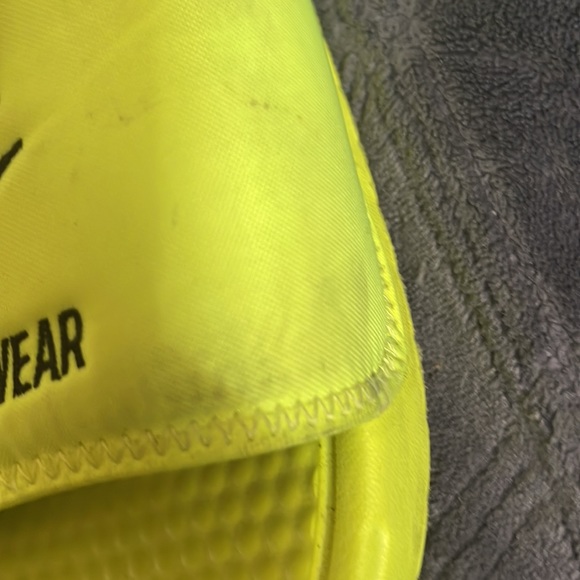 Nike “Banassi” Neon Yellow Slide Men US 12 - Picture 5 of 10